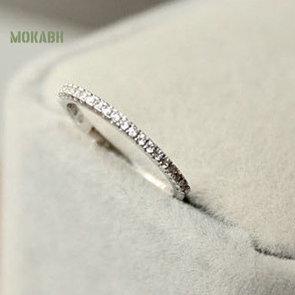 Nhẫn Đính Hôn Bạc 925 Đính Đá Thời Trang Cho Nữ