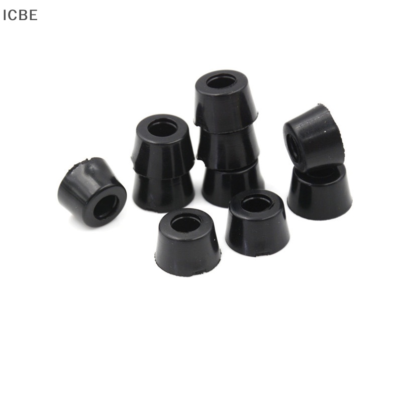 Set 10 Chân Đế Tròn Bằng Cao Su Màu Đen Kích Thước 17X10Mm Chuyên Dụng Cho Nhạc Cụ