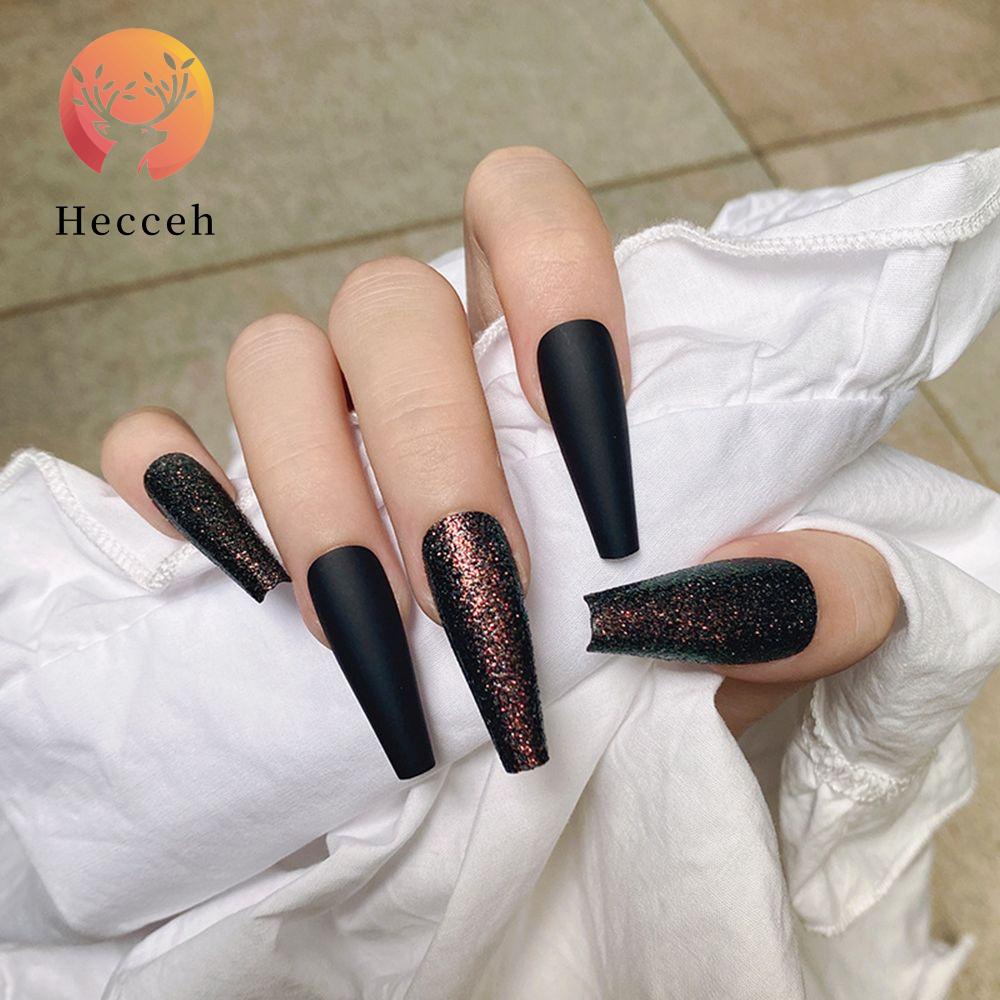 Hộp 24 Móng Tay Giả Múa Ba Lê Che Phủ Toàn Diện