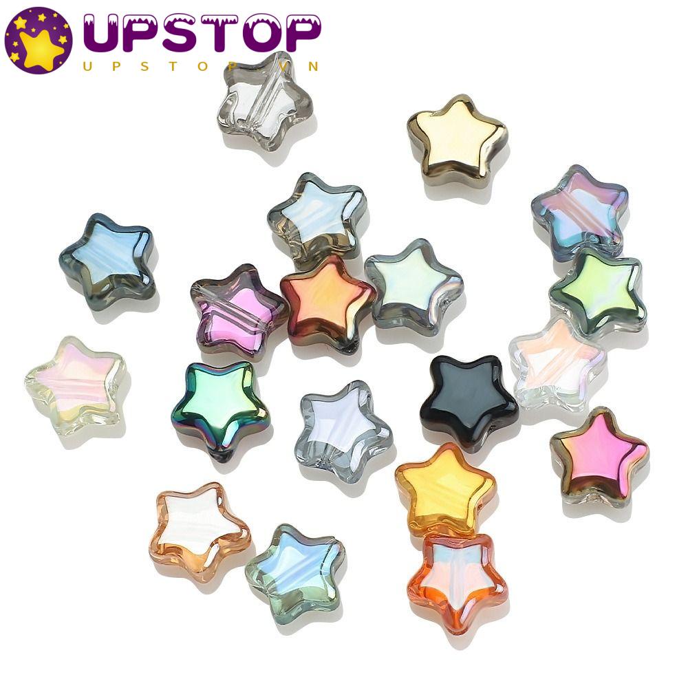 Set 200 Hạt Cườm Hình Ngôi Sao Dùng Để Làm Đồ Trang Sức Thủ Công