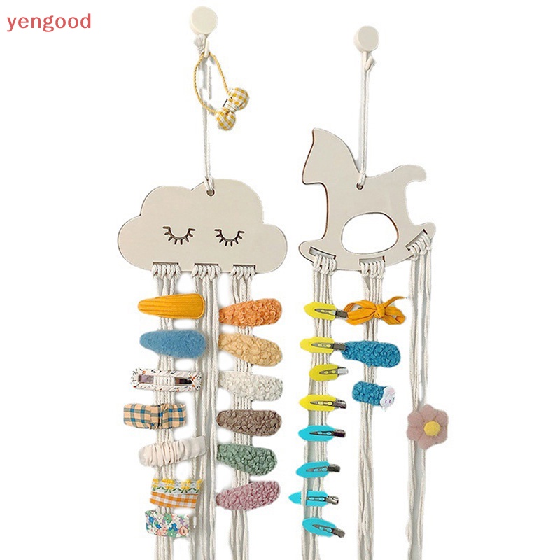 (YGD) Giá Đỡ Kẹp Tóc / Kẹp Tóc Hình Đám Mây Phong Cách Bắc Âu Cho Bé Gái