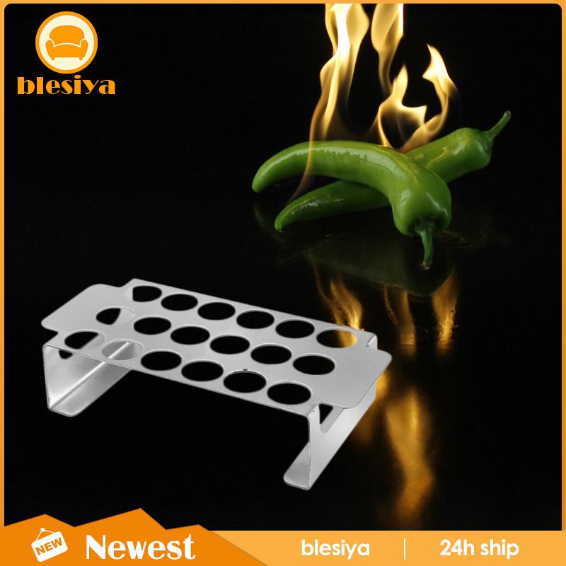 Vỉ Nướng BBQ 18 Lỗ Bằng Thép Không Gỉ Trọng Lượng Nhẹ