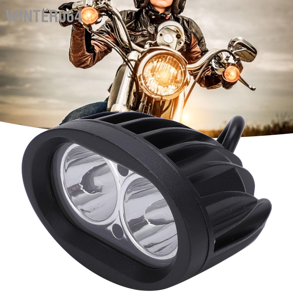 Winter064 4in 20W Đèn LED 2 Đầu Lái Sương Mù Cho Xe Ô Tô Tải ATV Thuyền Máy Đen