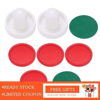 Nea Table Hockey Accessory  Table Hockey Pushers Set Thick Green Felt Bottom Comfort  for Table Games