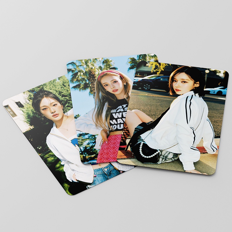 Aespa LOMO Card Set 55 Tấm Thẻ Ảnh Spicy Hình Nhóm Nhạc KPOP