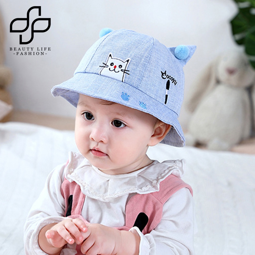 Nón Lưỡi Trai Hình Dấu Chân Mèo Dễ Thương Cho Bé