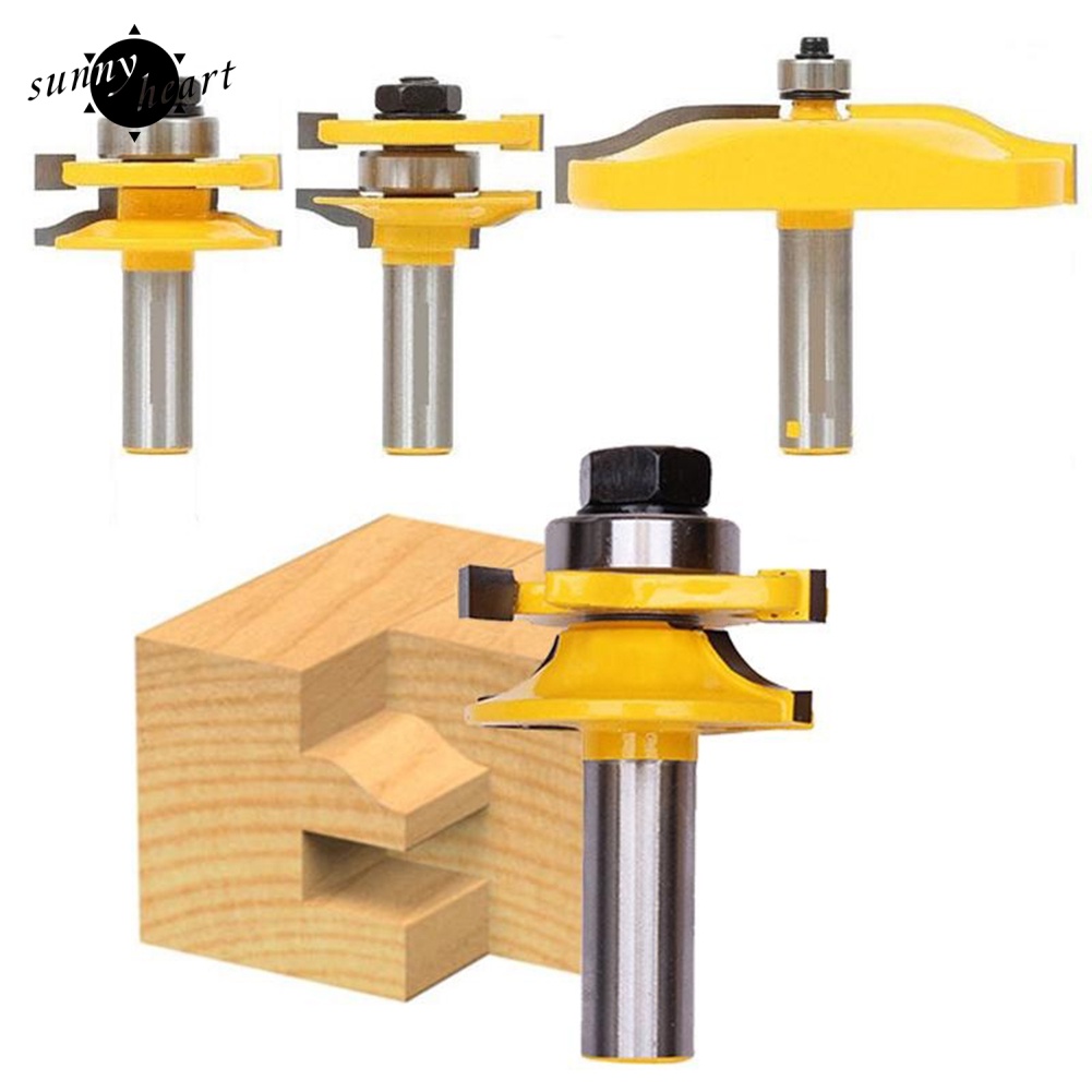 Set 3 Mũi Cắt Gỗ Bằng Cacbua Chuyên Dụng