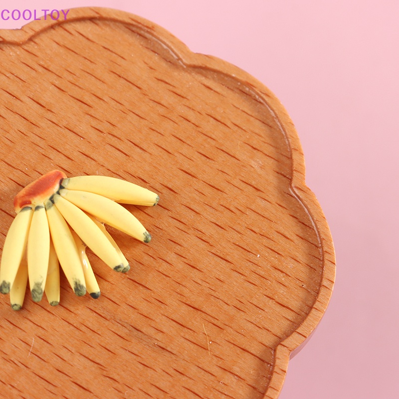 Quả Chuối Giả Bằng Nhựa Resin 1Bunch 1: 12 Trang Trí Nhà Búp Bê