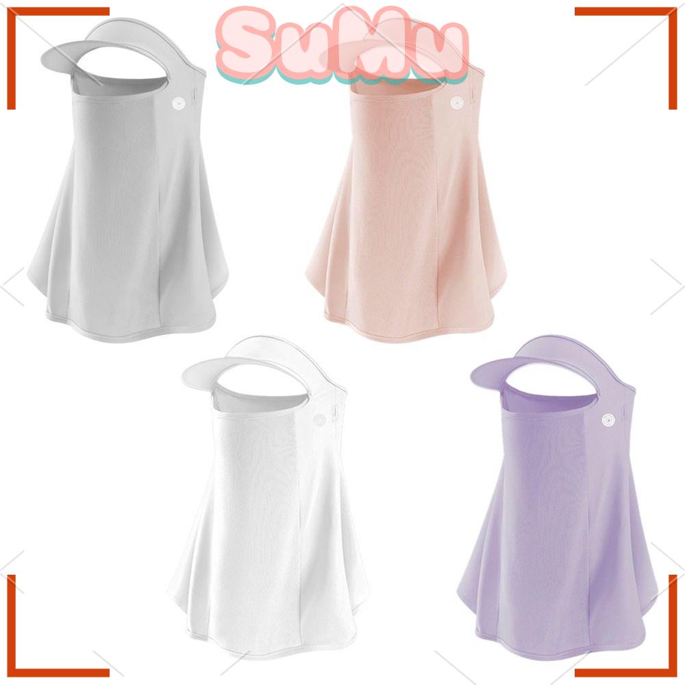 1 Mũ Xô Che Phủ Mặt Vành Rộng Thoáng Khí Bảo Vệ Cổ