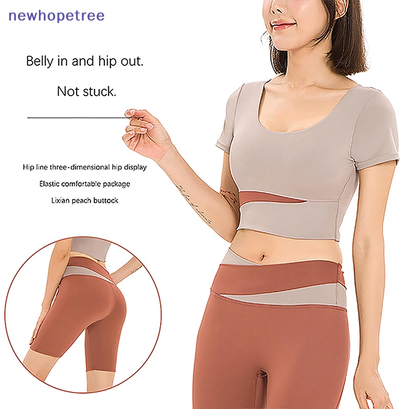 Bộ Đồ Tập Thể Thao Lưng Cao Không Đường May Thời Trang Cho Nữ