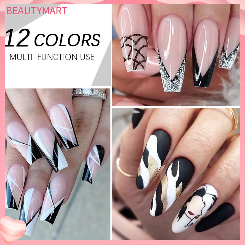 Gel Sơn Móng Tay 8ml Độ Đàn Hồi Cao Không Phai Tiện Dụng