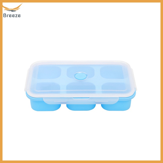 Khuôn Silicone 6 Ngăn 750ml Làm Đông Đá Tiện Dụng