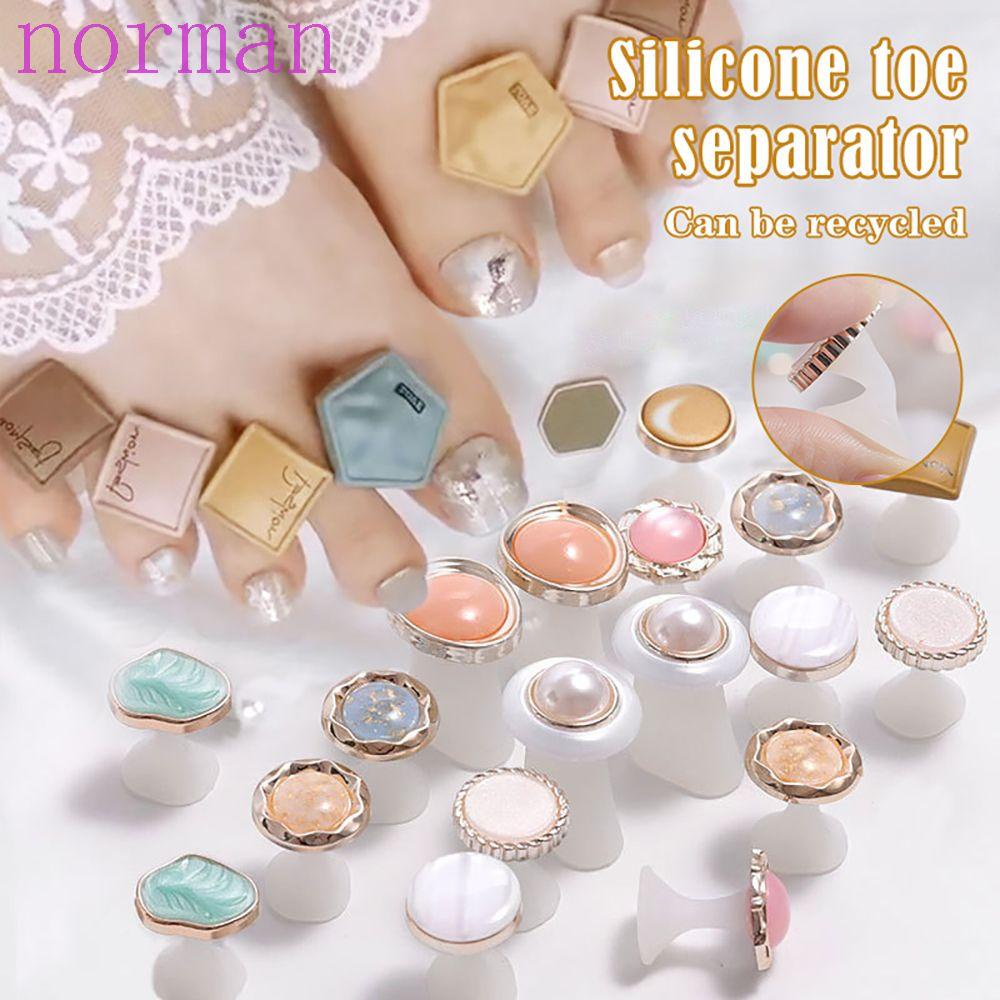 Đệm Silicone Chia Ngăn Chặn Móng Chân DIY Có Thể Tái Sử Dụng