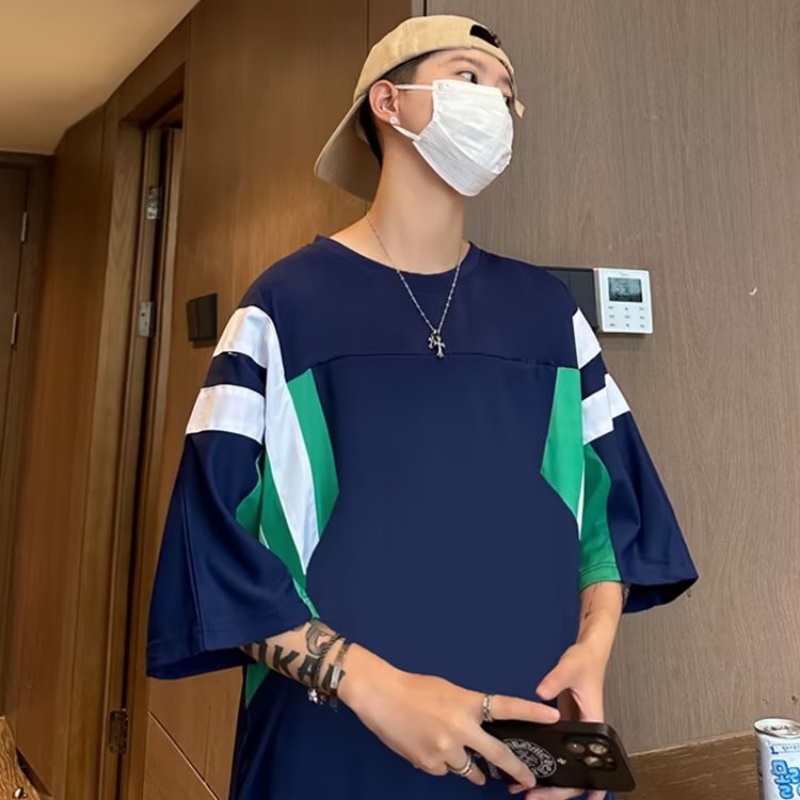 Áo Thun Tay Ngắn Phong Cách Đường Phố Âu Mỹ Thời Trang Mùa Hè Cho Nam