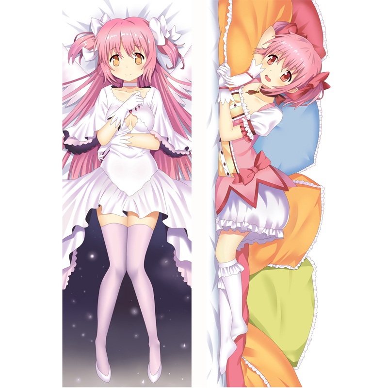 Vỏ Gối In Hình Nhân Vật Phim Anime Puella Magi Madoka Magica 60x180cm