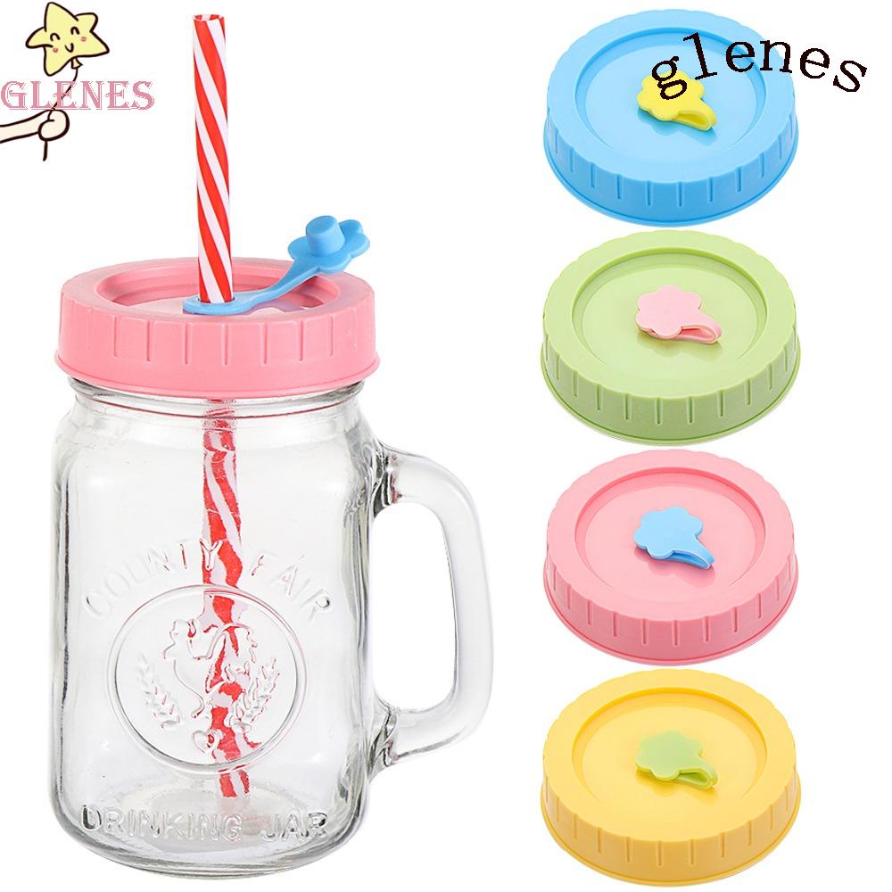 Nắp Đậy Cốc Nước Bằng Nhựa Hình Tròn Chống Tràn Đa Năng Tiện Dụng