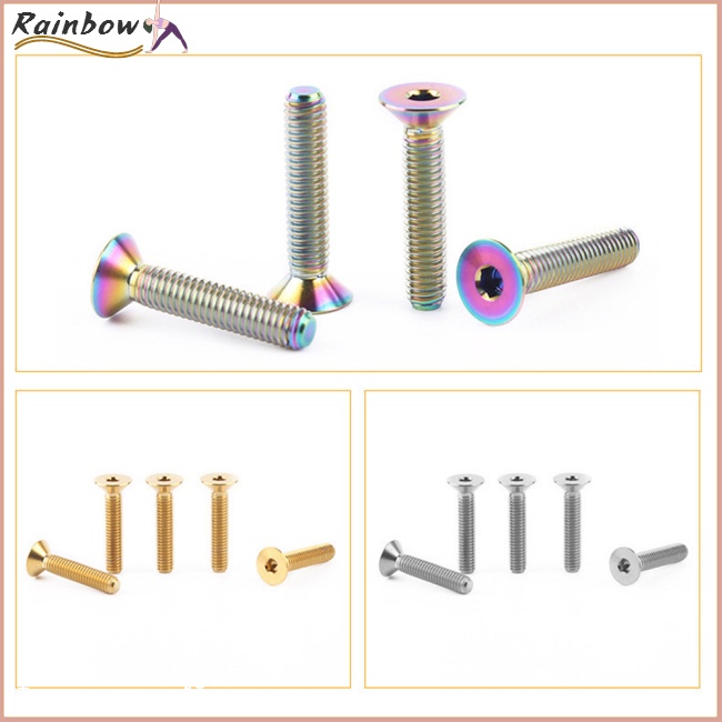 Ốc Vít Hợp Kim Titan TC4 / GR5 M6X10 / 15 / 20 / 25 / 30 / 35 Chuyên Dụng