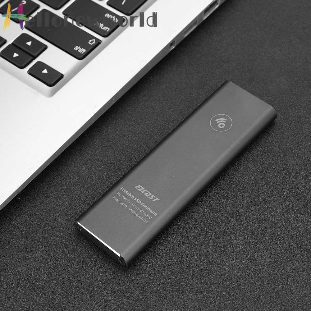 Hộp Đựng Ổ Cứng M2 SSD NVME Pci-E M.2 Sang USB Type C 3.1 GEN2 M Key Adapter