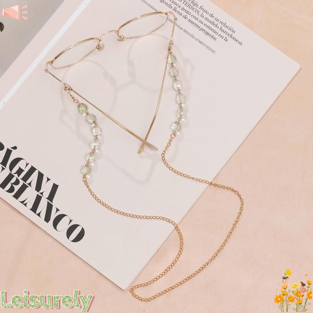 Dây Đeo Mắt Kính Đính Hạt Tròn Độc Đáo