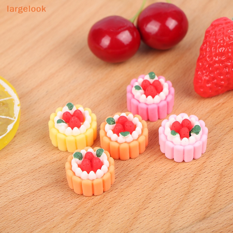 Set 5 Bánh Kem Nhỏ Nhắn Dễ Thương Trang Trí Nhà Búp Bê