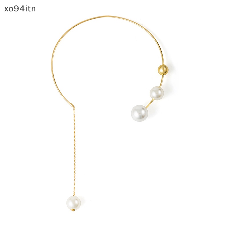 Vòng Cổ Choker Mở Đính Ngọc Trai Thanh Lịch Thời Trang Cho Nữ
