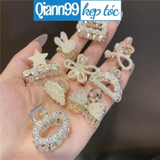 ✨QIAN99 Kẹp Tóc Đính Ngọc Trai Cao Cấp