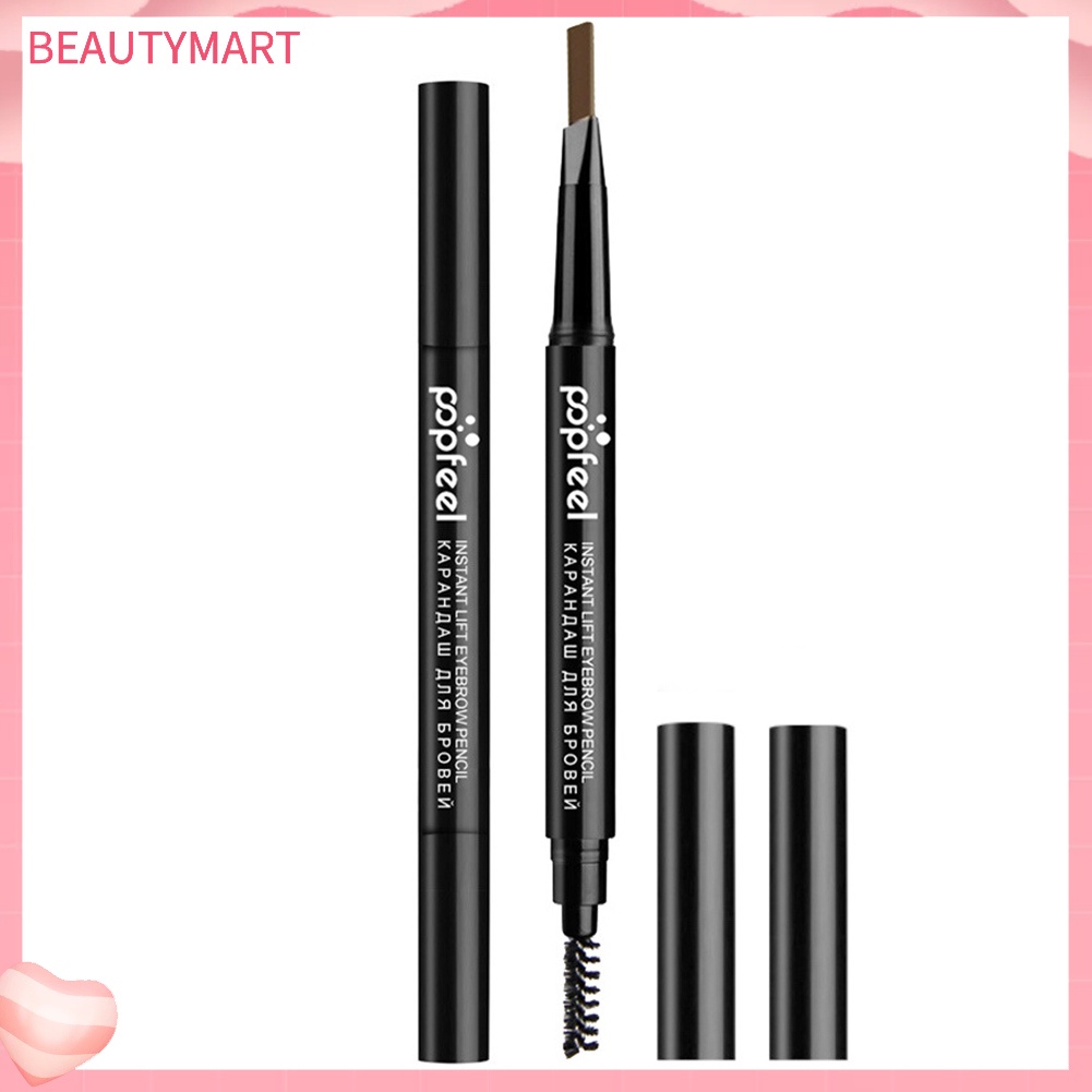 Bút Kẻ Mày POPFEEL Hai Đầu Dạng Xoay Tự Động Không Nhòe Tiện Dụng