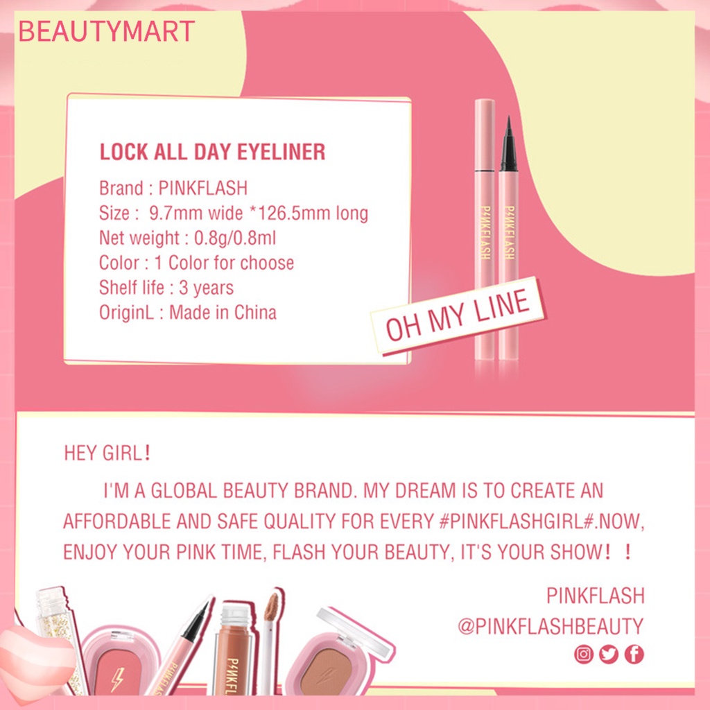 Bút Kẻ Mắt beautymart Lâu Trôi Chống Thấm Nước Không Nhòe Chuyên Dụng Cho Trang Điểm