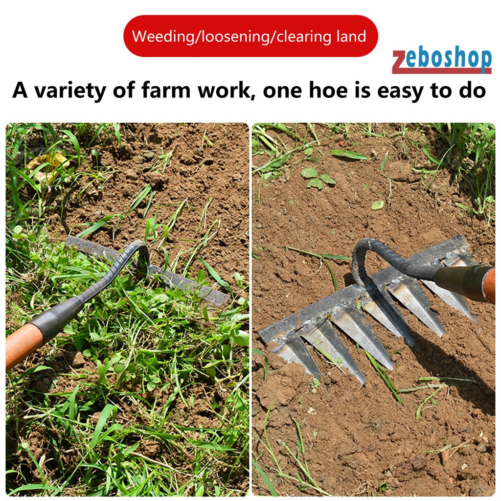 Zeboshop Cây Cà Phê Kim Loại Cứng Có Tay Cầm Tiện Dụng Cho Sân Vườn