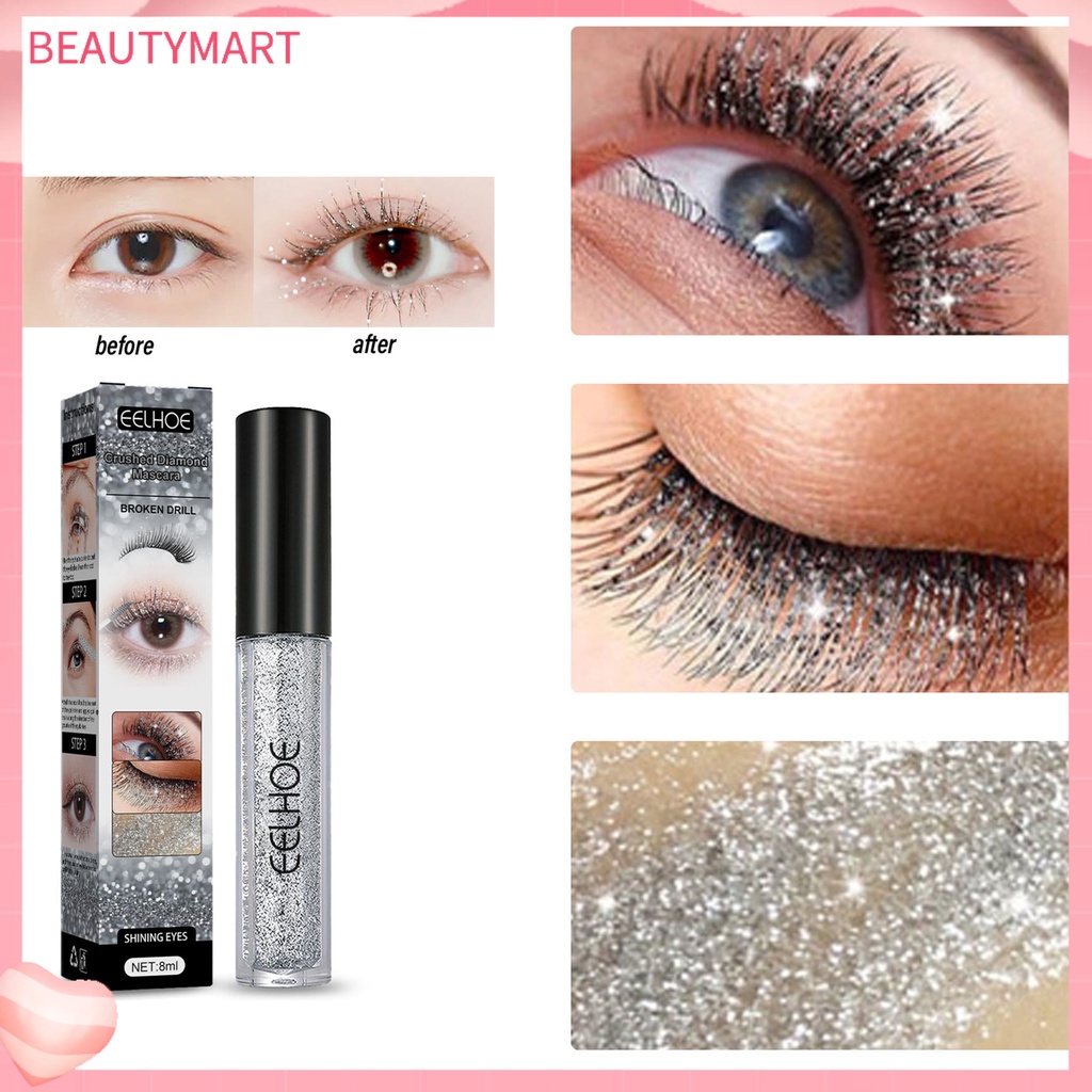 Mascara beautymart 8ml Nhanh Khô Chống Thấm Mồ Hôi Chống Nhòe Trang Điểm Dài Dày Và Cong Lông Mi