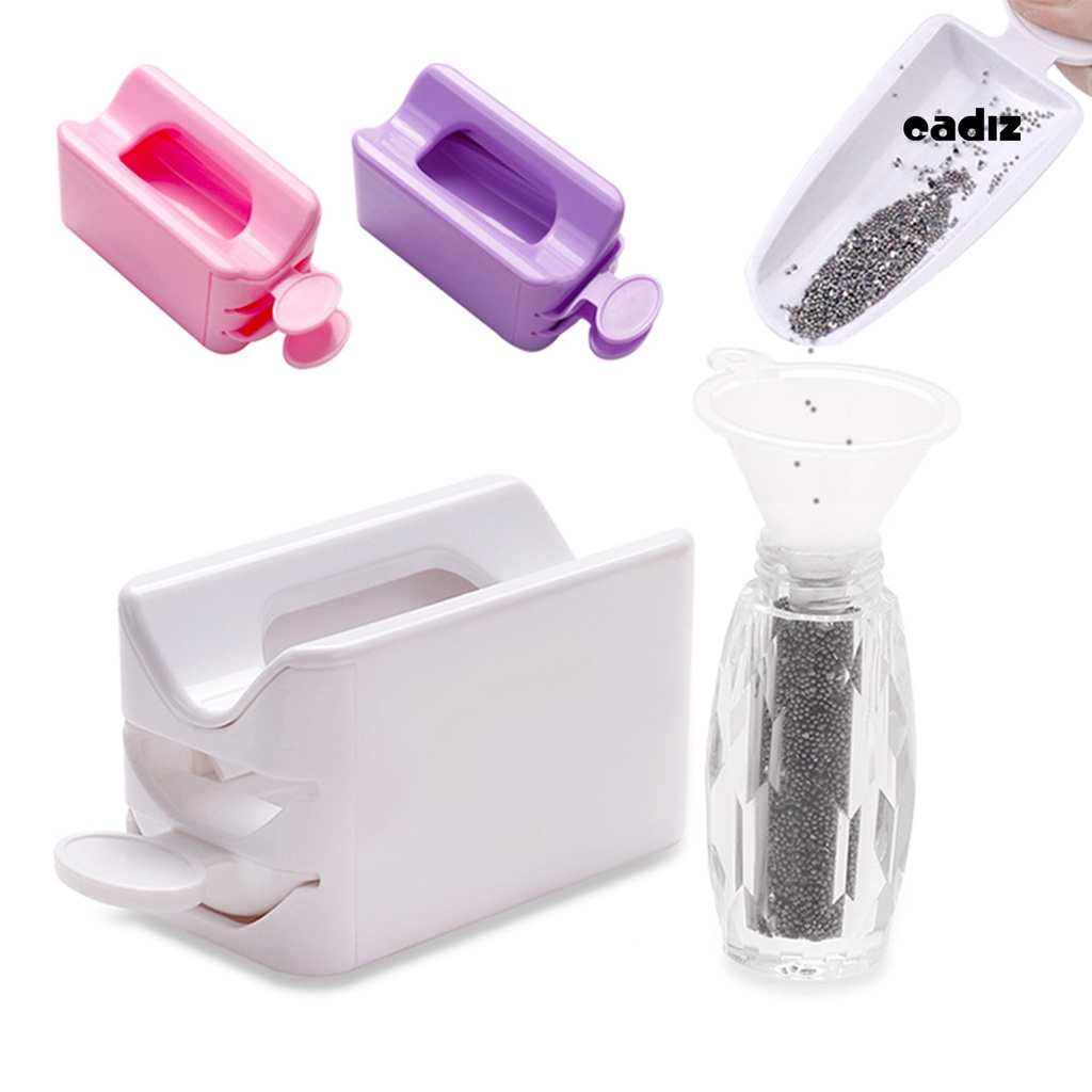 Giá Đỡ Bột Làm Móng Hai Lớp Có Thể Tháo Rời Kèm Phễu Dễ Làm Sạch Tiện Dụng