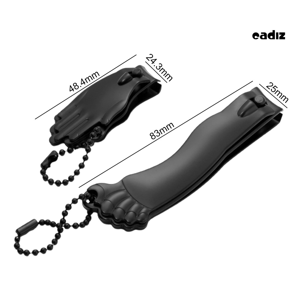 Bộ 2 Dụng Cụ Kéo Cắt Móng Bằng Thép Carbon Hình Bàn Chân Tiện Dụng