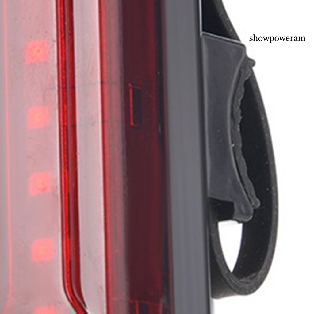 Đèn Cảnh Báo Chống Nước IPX5 Cổng Sạc USB Dùng Cho Xe Đạp