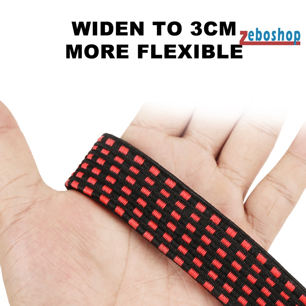 Dây Buộc Hành Lý Co Giãn Có Móc Kim Loại Chống Gỉ Có Thể Điều Chỉnh