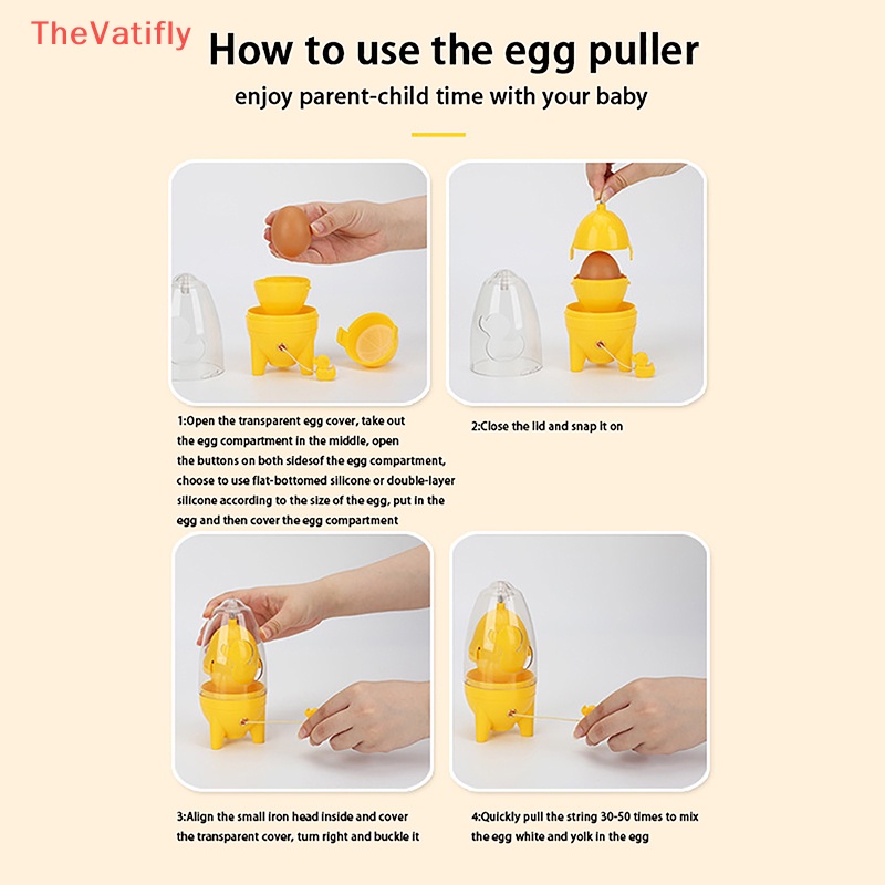 Dụng Cụ Lắc Lòng Đỏ Trứng Thủ Công Tiện Dụng