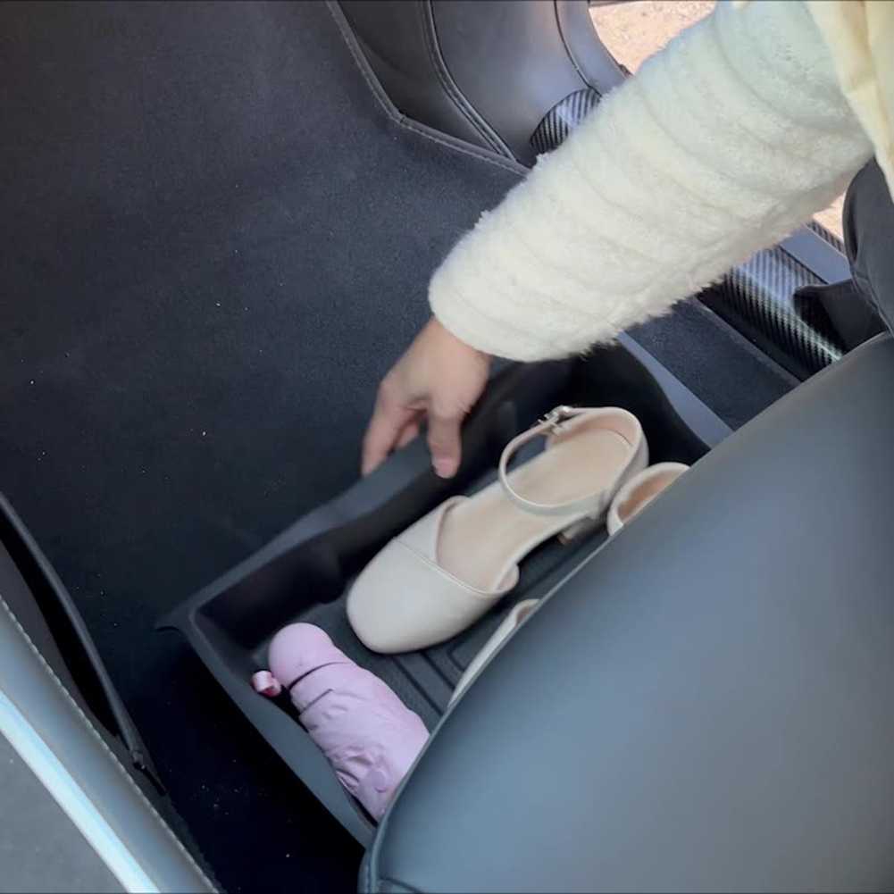 Khay Đựng Khăn Giấy Ẩn / Chìa Khóa Xe Hơi Chất Liệu TPU Tiện Dụng Cho Tesla Model