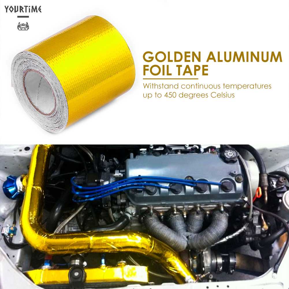 Cuộn Băng Keo Cách Nhiệt Màu Vàng 33Ftx2 inch Chuyên Dụng Cho Ống Xả Khí