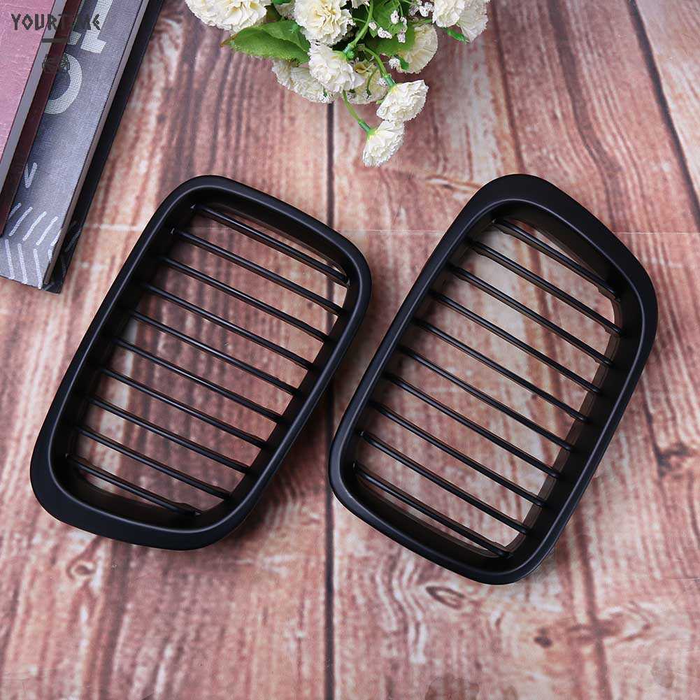 2 MiếNg LướI TảN NhiệT MàU Đen NháM GắN Mui Xe BMW E46 98-01 318i 320i