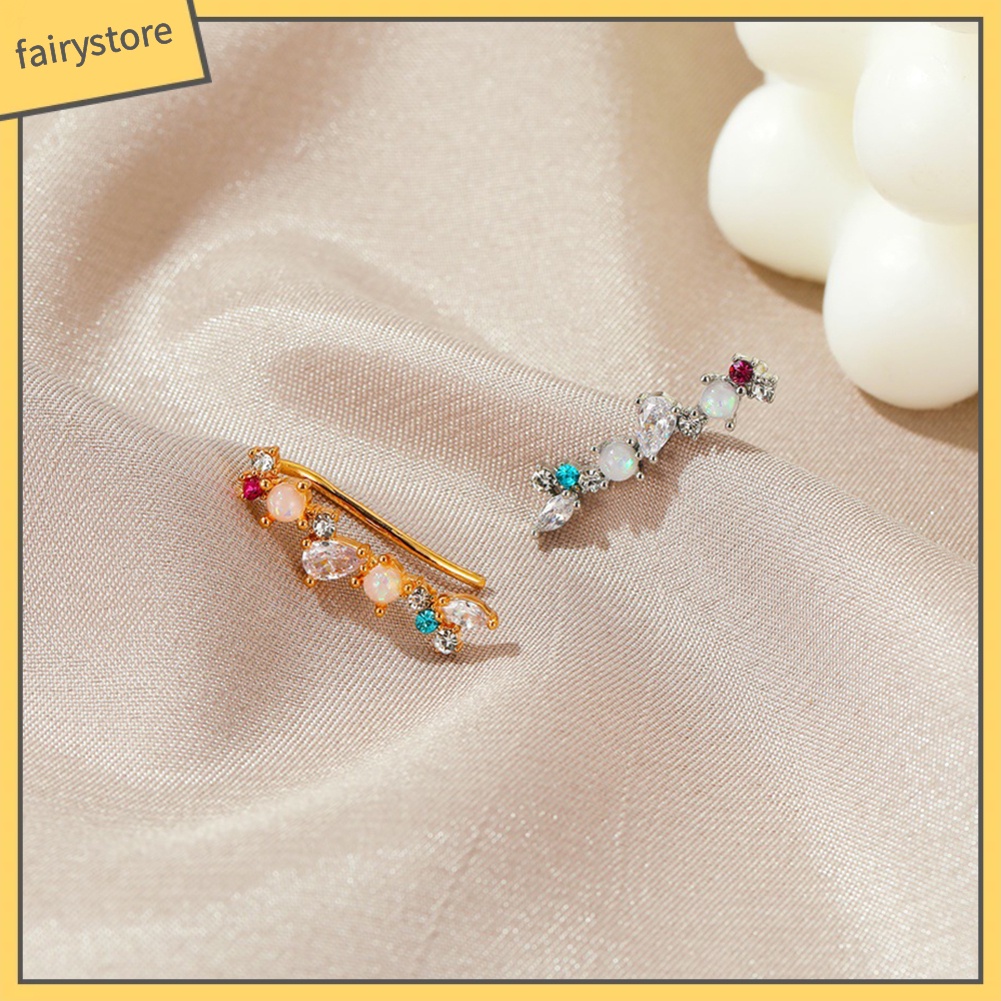 1 Khuyên Vành Tai Đính Đá Ngọc Trai Giả Thanh Lịch Dành Cho Nữ