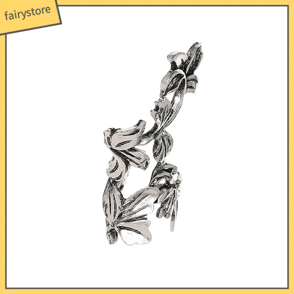 1 Khuyên Kẹp Vành Tai Hình Chiếc Lá Thời Trang Nữ