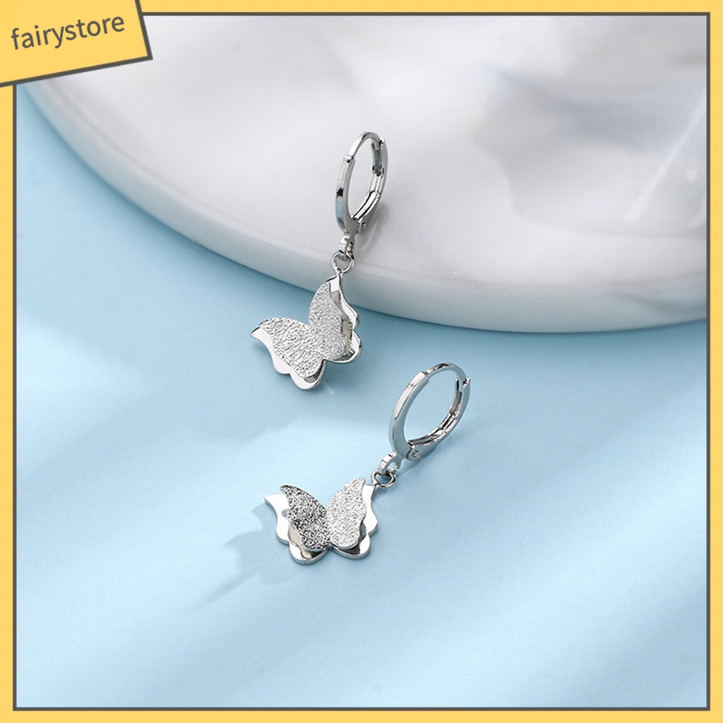 [FRO] 1 Khuyên Tai Vòng Thả Tối Giản Bóng Cao Không Gây Dị Ứng Thời Trang Quà Tặng Cao Cấp Cho Nữ Dating