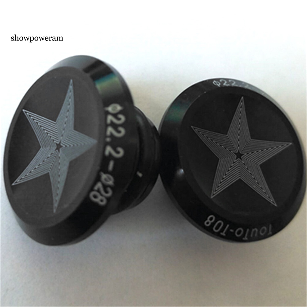 Set 2 Nút Gắn Tay Lái Xe Đạp Leo Núi Bằng Hợp Kim Nhôm