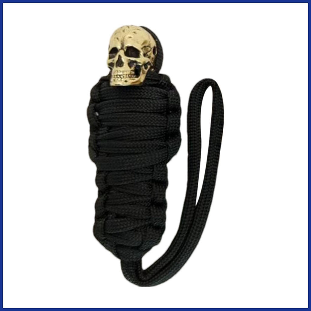 Móc Khóa Hình Đầu Lâu Bằng Kim Loại Phong Cách Retro