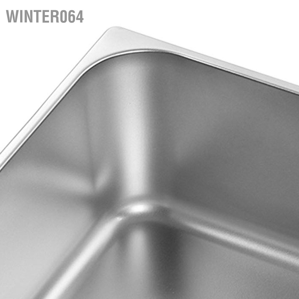 Winter064 Undermount Bồn Rửa Chén L330 W300 H150mm Thép Không Gỉ 304 Cổng Thoát Nước 40Mm Cho Thuyền RV Nhà Bếp Phòng Tắm