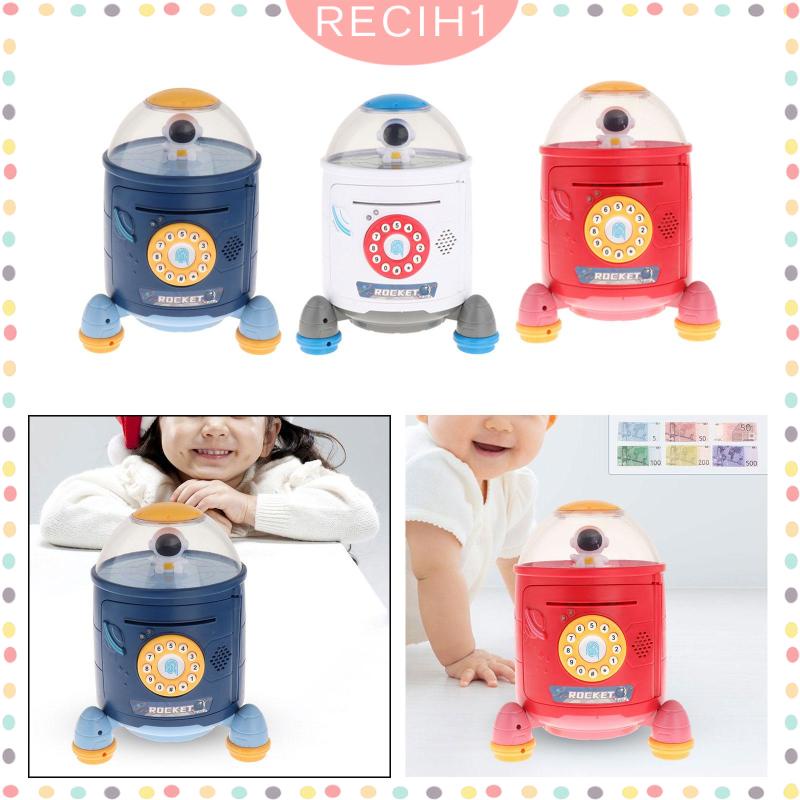 Hộp Đựng Tiền Tiết Kiệm Có Mật Khẩu Tự Động Giáo Dục Cho Bé