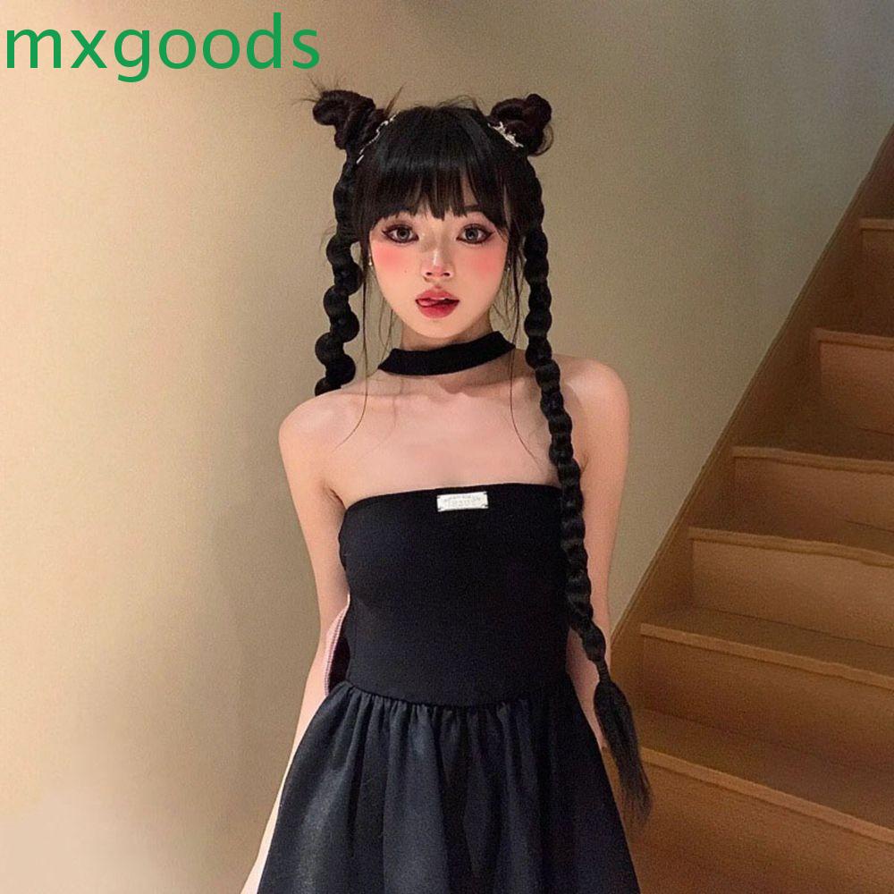 Bím Tóc Giả Kiểu Thắt Bím Bằng Sợi Tổng Hợp Thời Trang Dành Cho Nữ