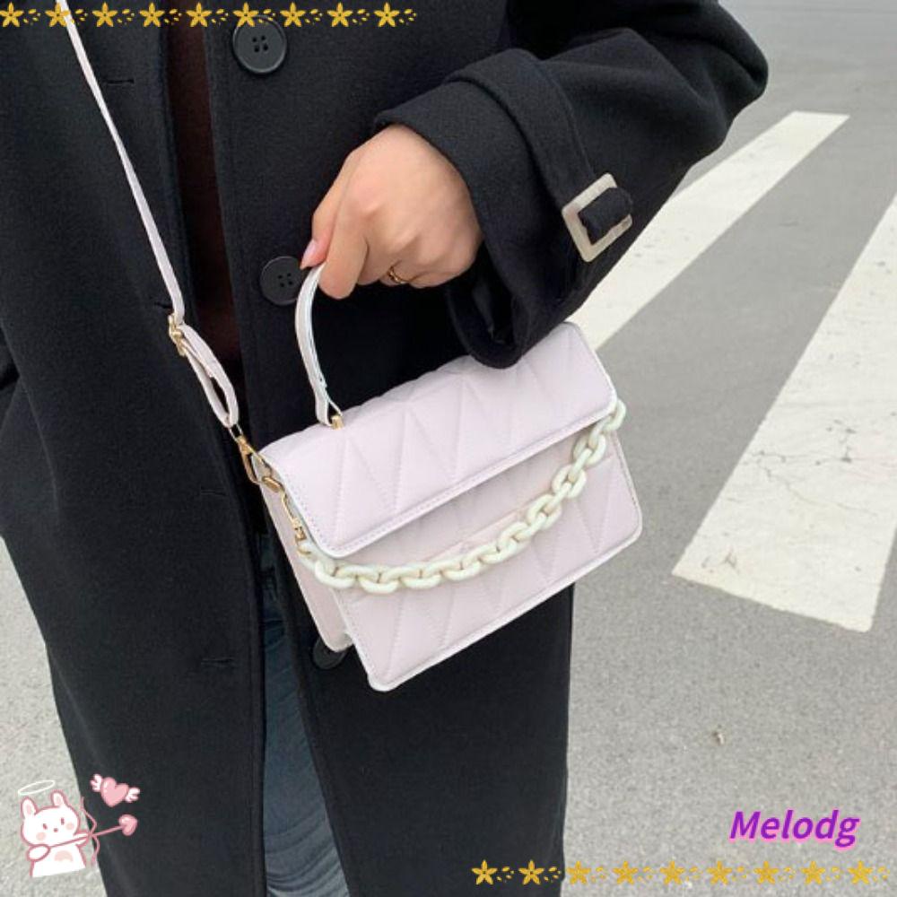 Túi Xách Đeo Vai Nắp Gập Họa Tiết Kẻ Sọc Thời Trang Dành Cho Nữ