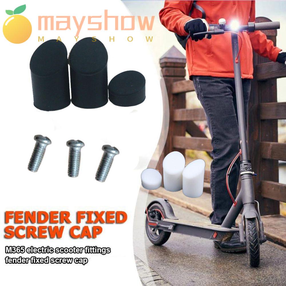 FENDER 1 Bộ Ốc Vít Cao Su Gắn Tấm Chắn Bùn Sau Xe Scooter XIAOMI MIJIA M365 Màu Trắng / Đen