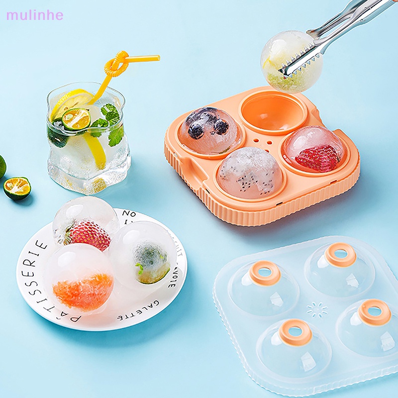 Khuôn Silicon Làm Đá Viên Hình Tròn 3D 6.5cm