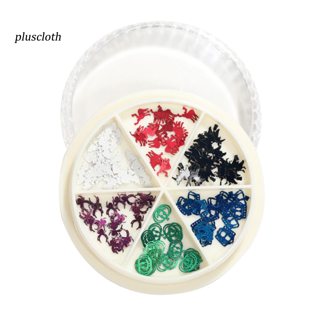 1 Hộp Sticker Dán Móng Tay Nghệ Thuật Chủ Đề Halloween